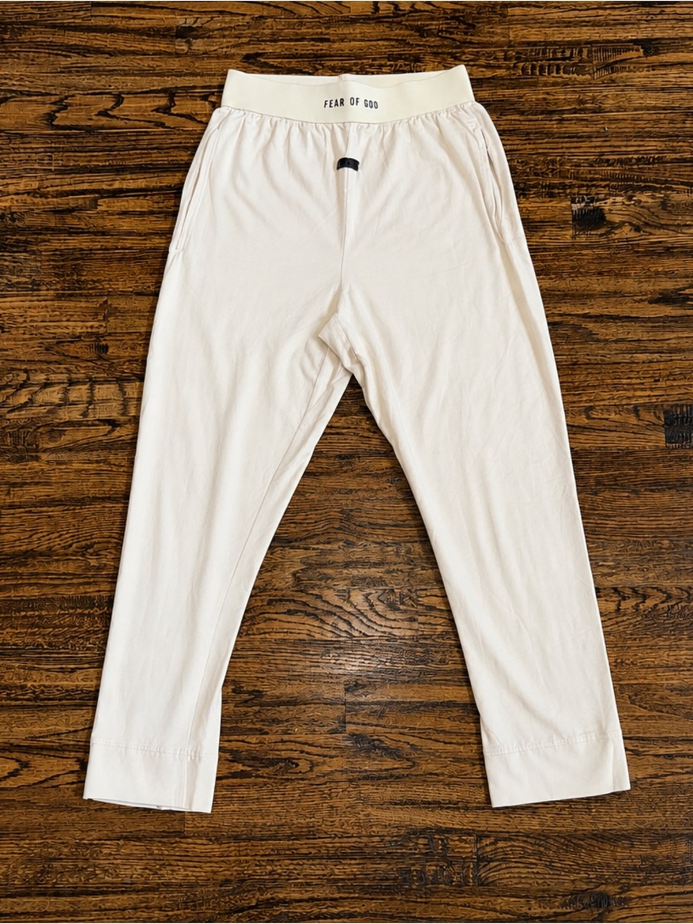 Fear Of God Main Core Collection Silk Lounge Pants Cement Beige Size X-Small XS